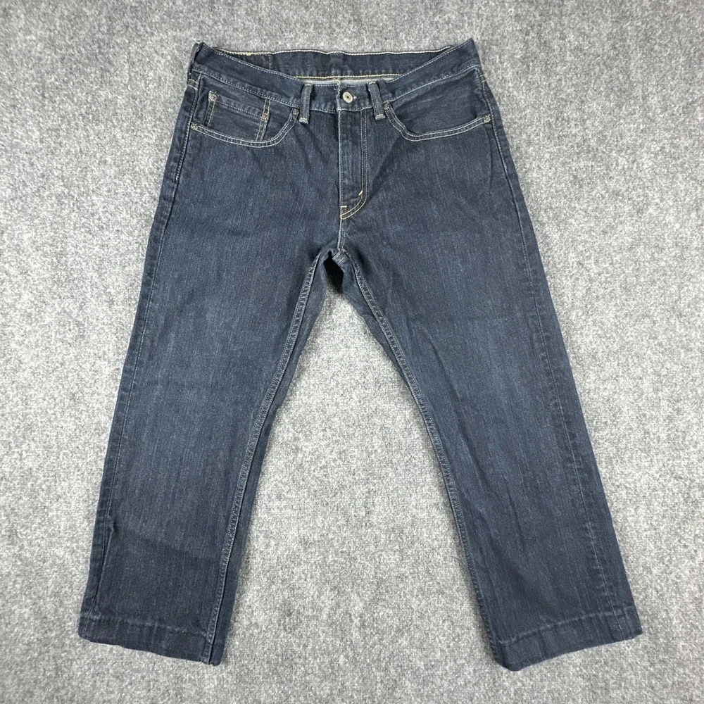 Levi's 559 Jeans  Men's 31 x 27 Relaxed Straight Fit Tumbled Rigid - Dark Wash